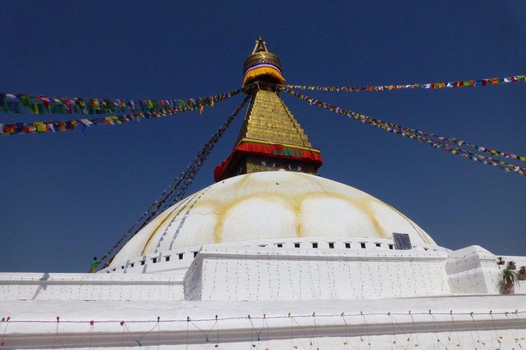 The Boudha Stupa, Asia's largest